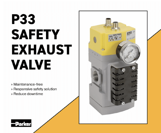 P33 Parker Safety Exhaust Valve