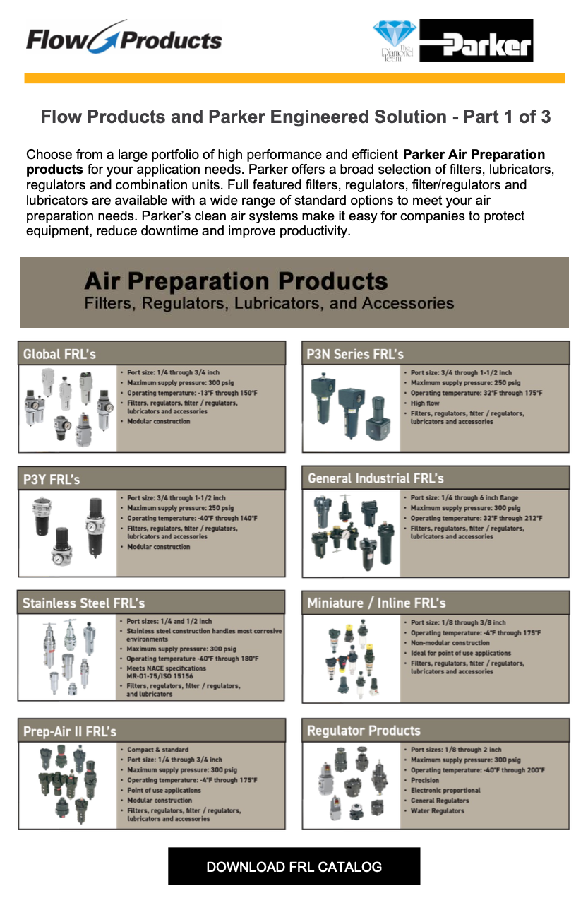 Parker Air Preparation products