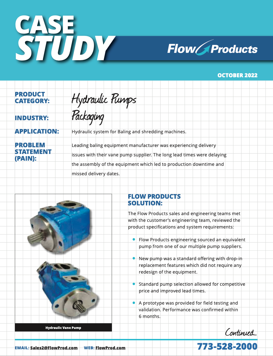 Hydraulic Pumps Packaging
