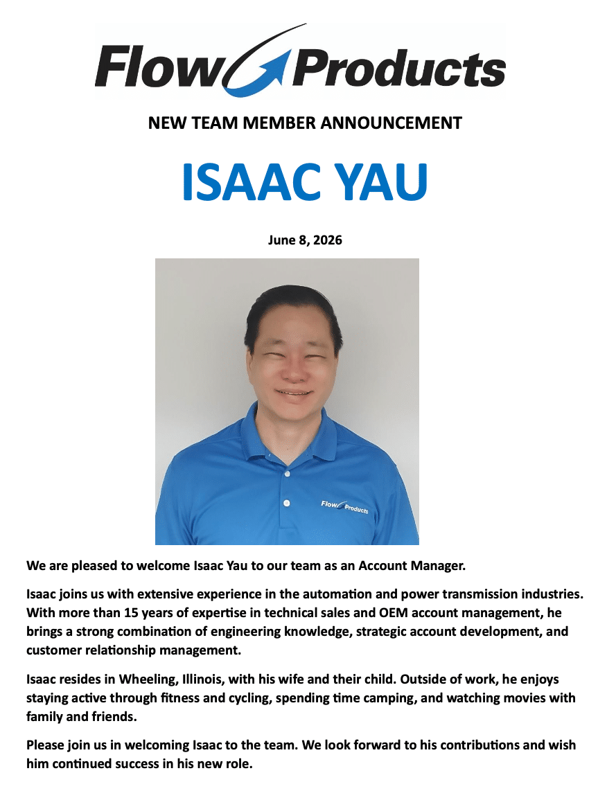 We are pleased to welcome Isaac Yau to our team as an Account Manager.